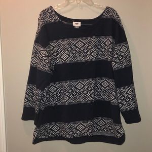 Crewneck knit sweatshirt